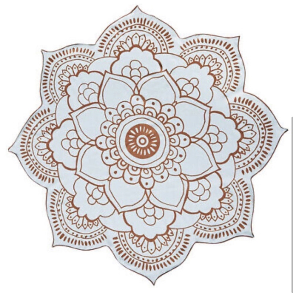 NWT VIX PAULA HERMANNY lotus flower beach pool towel